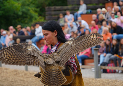 Szenen aus Winnetou 1 in Elspe im Sauerland